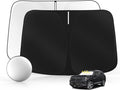 Windshield Sun Shade for Volkswagen VW Atlas 2018-2025 Foldable Sunshade Custom Fit Front Window Car Interior Accessories Protector Blocks UV Rays
