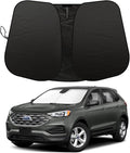 2025 Upgrade Front Windshield Sunshade fit for Ford Edge 2015-2024 Reflector Foldable Car Shade Automotive Windshield Sunshades Ford Edge Windshield Sun Shade |Keeps Your Vehicle Cool|