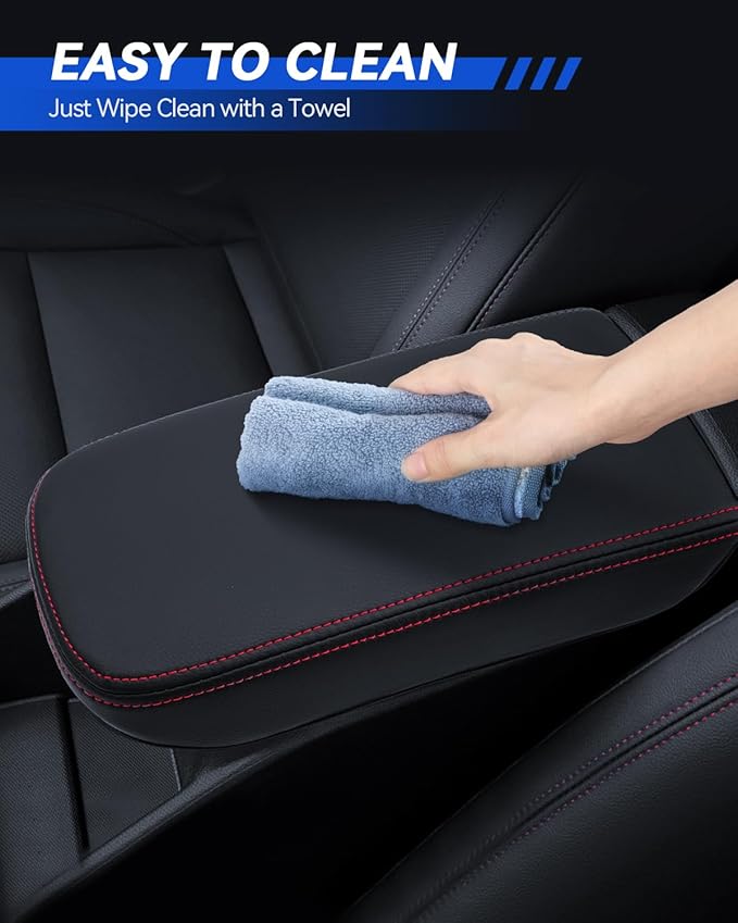 Armrest Cover for 2024 2025 Chevy Trax (LS, 1RS, LT, 2RS, ACTIV) Accessories Center Console Middle Lid Pad Protector for Car Elbow Rest