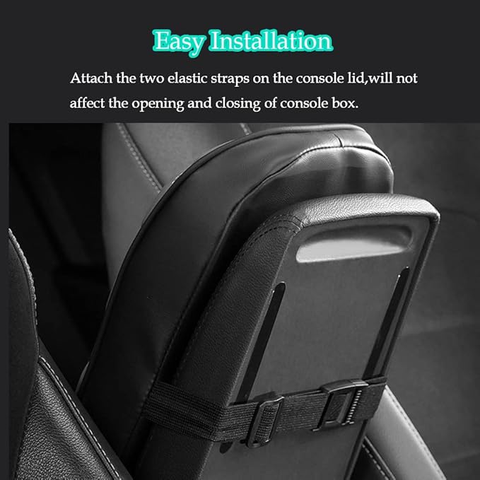 Car Center Console Pad,Memory Foam Car Armrest Cushion,Auto Armrest Pad,Knitted Corrugated Design,Great for Long-time Driving,Universal Car Armrest Seat Box Cover Protector for Most Vehicles