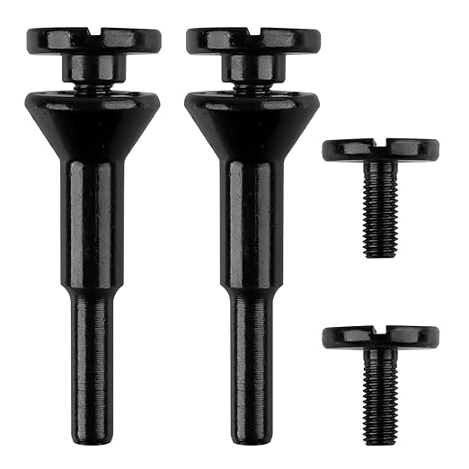 2 Pack Die Grinder Cut Off Wheel Arbor, Mounting Mandrel 3/8" & 1/4" Arbor for Die Grinder Accessories Drill Bits Tool