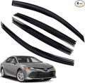 Rain Guards for Camry 2018-2023, Tape-on Side Window Deflectors for Camry, Window Visors for Toyota Cars, for Toyota Car Accessories, 4 pcs