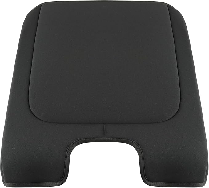 GIANT PANDA Custom Fit Console Cover for 2013-2018 Ram 1500 & 2013-2024 Ram 2500/3500/1500 Classic Model Jump Seat Console - Neoprene Armrest Center Cover - Full Protection - Black
