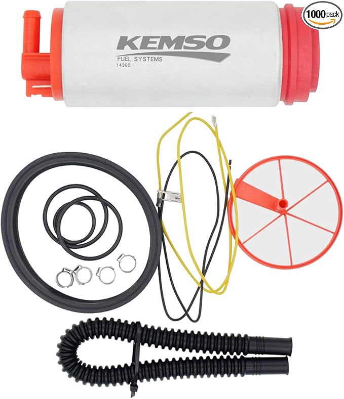 KEMSO 340LPH High Performance Fuel Pump for Audi A3 1996-2013 | TT FWD 1998-2009 | A4 2002-2006 | Seat Alhambra 1998-2009 | Skoda Octavia 1996-2009 | Arosa 1997-2009