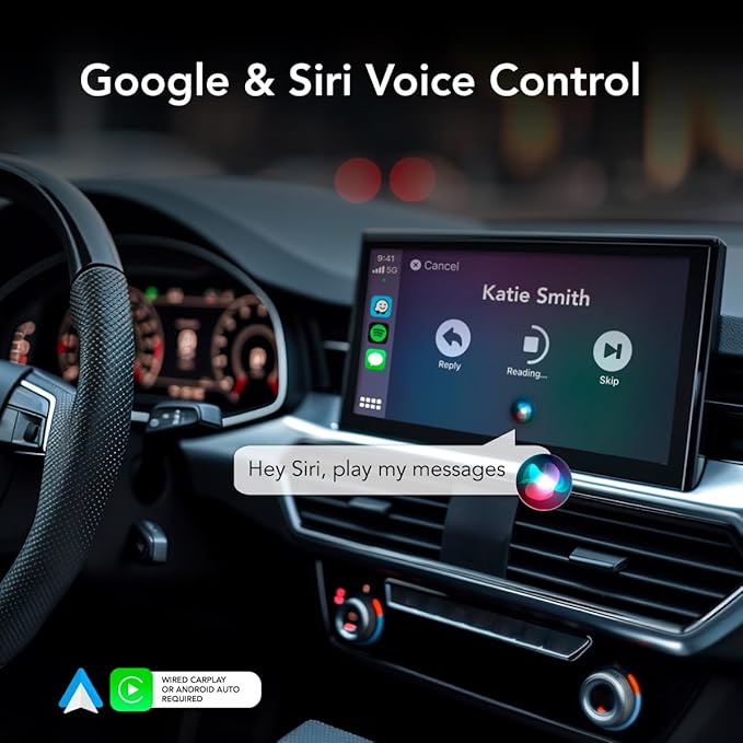 2026 Wireless CarPlay Adapter 8PRO by AUTOSKY – Convert Wired to Wireless, Plug & Play, Fast & Stable Connection, Apple & Android Auto Compatible, Compact Design