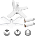 LED Garage Lights 2 Pack, 100W 10000LM 6500K E26/E27 Ceiling Light with 5 Adjustable Panels for Workshop, Basement, Warehouse