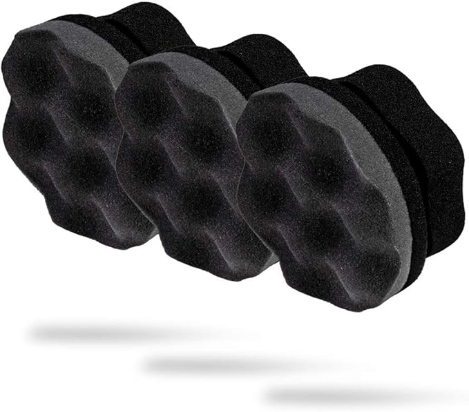 Adam's Polishes Pro Tire Hex Grip Applicator (3 Pack) - Tire Shine Car Detailing Foam Sponge Tool|Car Cleaning Supplies After Car Wash Tire Cleaner | for Vinyl Rubber & Trim Accessories-Wheel Cleaner
