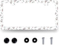Watercolor Koala License Plate Frame Colorful Animal License Plate Holder Funny License Plate for Car Decoration Stainless Steel Cute Auto Parts with Screws for Men Women 12.3" x 6.3"