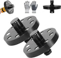 O-Ring Chassis Cleaner Flusher Kit,360° Spinning Nozzle, Undercarriage Cleaner with Quick Coupling, Efficient Wheel Arches/Undercarriage Cleaner Powerful Cleaning in Hidden Areas for All Car (2pc)