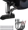 Radar Detector Mount,Rearview Mirror Rod Radar Mounting Bracket+Rearview Mirror Hard Wire Power Cord kit16,with Inline Fuse (for Valentine V1 Radar Detector)