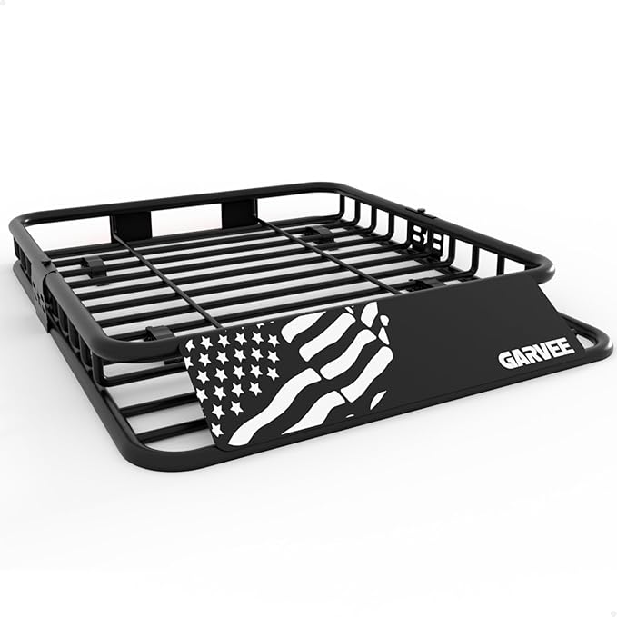 46" x 36" Universal Roof Rack Carrier Basket, 200 Lbs Capacity Car Cargo Rack with Extension Luggage Holder Basket Heavy Duty for SUVs, Trucks, Vehicles