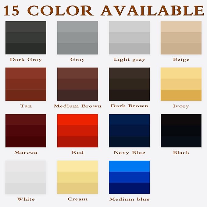 Leather Recoloring Balm Medium Brown Dye Vinyl Car Interior Leather Boat Seat Paint Furniture Couch Recliner Chair Boot Jacket Shoe Bag Purse Belt Color Restorer Fading Stain Scratch Remover Repair