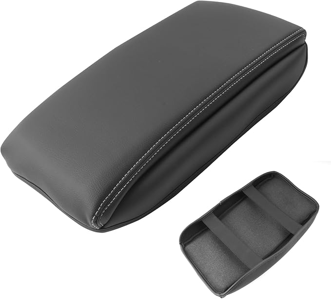 SXCY for 2024 2025 Land Cruiser Armrest Cover for Toyota Land Cruiser 2025 Center Console Cover 2024 2025 Land Cruiser Center Console Cover for 2025 Land Cruiser (White Line (Pad))