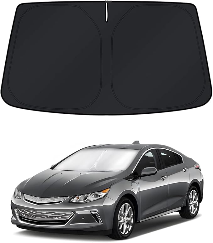 KUST Windshield Sun Shade for Chevy Volt 2016–2019 Window Shade Sun Visor Cover Foldable Blocks UV Rays Keep Your Car Cooler