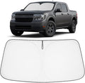 Proadsy 2025 Upgrade Windshield Sun Shade Custom Fit Ford Maverick 2022-2025 4-Layer Foldable Front Sunshade Protector Sun Visor Blocks UV Rays Keep Car Cooler