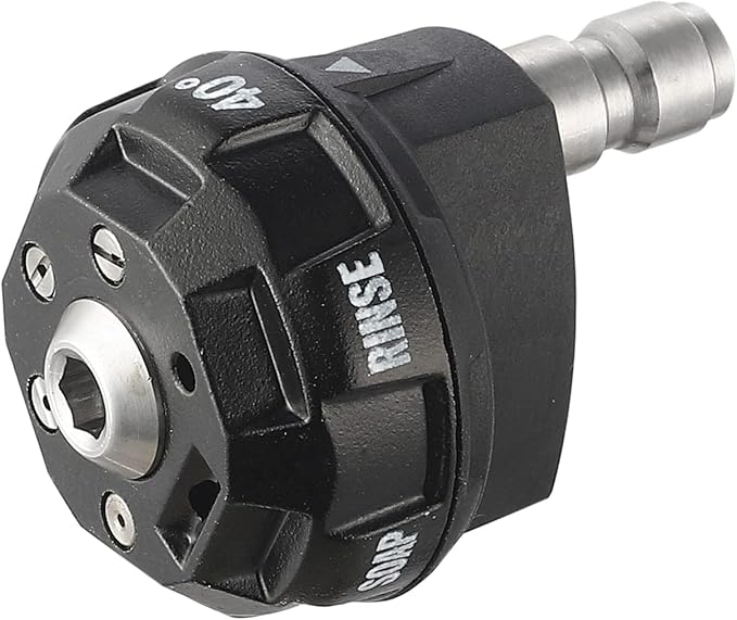 Meteor Blast Pressure Washer Nozzle, 6-in-1 Quick Change over and Adjustable, Power Washer Tips Replacement with 1/4 inch Quick Connector, MAX 4500PSI for Pressure Washer