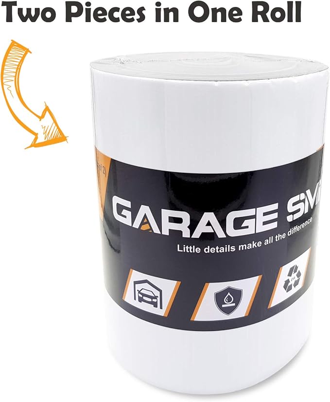Ampulla GWP01S Super Thick Waterproof Garage Wall Protector, Designed in Germany - 2 Pieces in One Roll (1/6" Thickness)