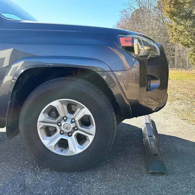 Imperial Standard Parking Wheel Stopper - Parking Stopper for Garage - Garage Parking Stops - Heavy Duty Car Stopper - Garage Parking Stopper - Rubber Parking Stop for Car Parking