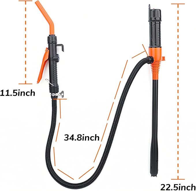 Portable Power Battery Pump - Battery Powered Siphon Fuel Transfer Pump, Siphon Pump for Gasoline, Fuel, Diesel, Water Universal Fit for Gasoline, Car, Portable Fuel Transfer Pump