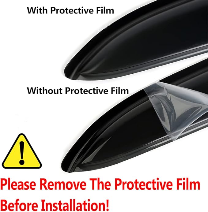 94162 Side Window Wind Deflector,4pc Outside Mount Style Shade Sun Rain Guards Set,Nice Window Visor fit for 2009-2016 Toyota Venza