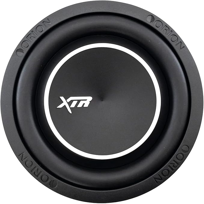 Orion XTR Series XTR8SWD2 Free Air Slim Shallow Mount 8” Car Subwoofer, 1200W Max Power, 300W RMS, Dual 2 Ohm, UV Coated Cone, NBR Surround – OEM Sub Replacement Compact for Lexus, BMW, Nissan, & More