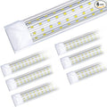 (6-Pack), 8FT LED Shop Light, Super Bright 120W Shop Lights, 19800LM 5000K 8 Foot Led Lights, Linkable 96" Shop Lights Lighting for Garage with Plug, U Shape T8 8' Led Light Fixtures
