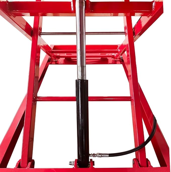 1500lbs Motorcycle Lift Side Extension Motorcycle Jack Table Pedal Hydraulic Pump Lift Table KT-Moto150