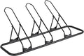 CyclingDeal Bike Rack Floor Parking Bike Stand for up to 6 Bicycles | Indoor, Home & Garage Storage Rack | Stable & Secure Bicycle Stand w/Tire Grooves Up to 29", Holding Plates & Custom Spacing