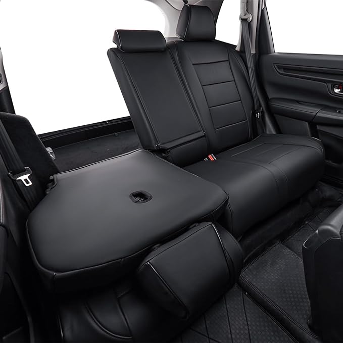 EKR Sportage Seat Covers Custom Fit for KIA Sportage EX,X-Line,SX,SX Prestige,X-pro,X-pro Prestige 2023 2024 2025 2026 Leather Car Seat Cover Full Set - Faux Leather(Black)