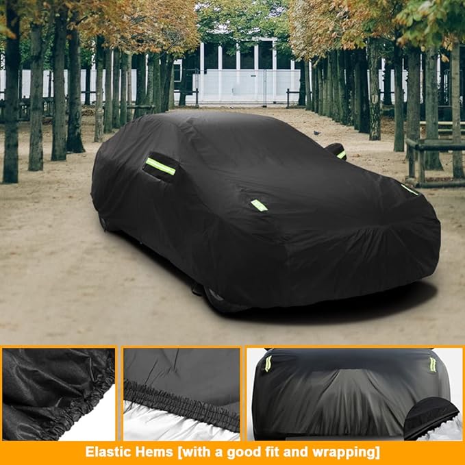 Custom Car Cover Compatible with BMW Z4 Z4M 2002-2025 E85 E86 E89 G29 Coupe Convertible, Waterproof All Weather Cover with Cotton Lining, Heavy Duty Rain Snow Sun UV Covers for Outdoor Indoor
