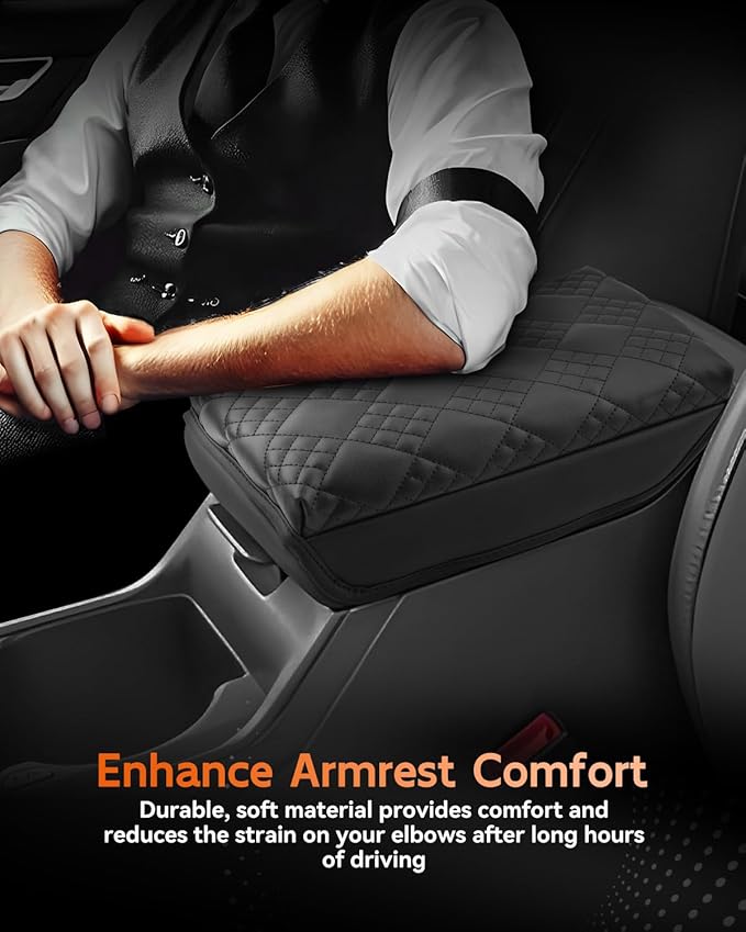 CDEFG for 2025 Kia K4 Center Console Cover Armrest Box Cover for K4 (LX, LXS, EX, GT-Line, GT-Line Turbo) 2025+ Accessories Console Arm Rest Protector Thickened