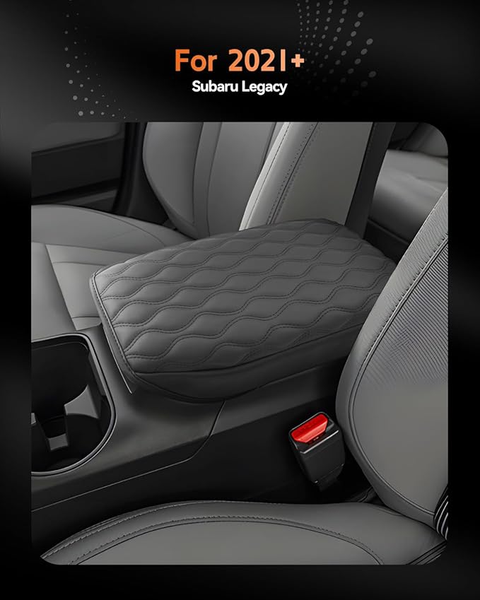 CDEFG for Subaru Legacy 2020-2025 Center Console Cover Armrest Box Cover for Legacy (Premium, Sport, Limited, Touring XT) 2020 2021 2022 2023 2024 2025 Accessories Console Arm Rest Protector