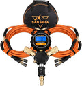 SanHima 4 Tire Inflation Deflation System - Fits up to 200" Wheelbase, Fast High Flow 4-Way Air Down Tire Inflator Deflator for Truck Car Trailer Motocycle