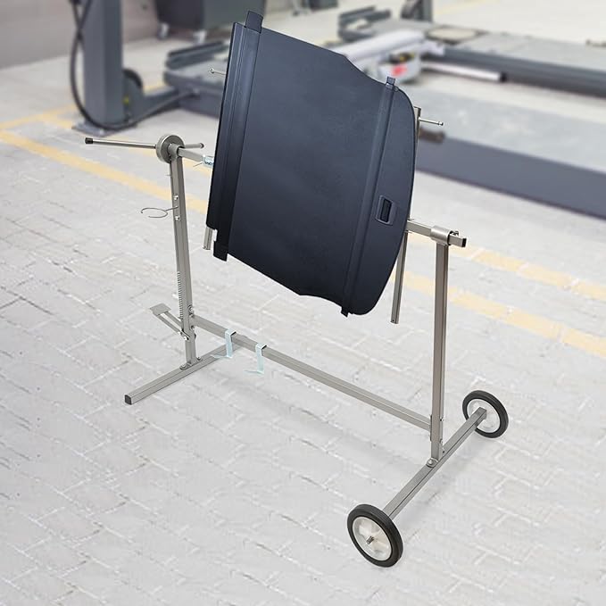 Adjustable Car Body Paint Rack, Paint Stand Repair Work Stand, Bumper/Body Panel/Door Hood Stand Holder, Auto Body Tool for Garages, Repair Shops, and DIY