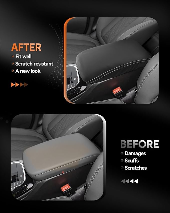 CDEFG for BMW X3 G01 -X4 G02 2018-2025 Center Console Cover Armrest Box Cover for X3/X4 2023 2024 2025 Accessories Console Arm Rest Protector