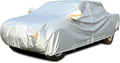 Tecoom Truck Cover Waterproof All Weather, 3 Layers Pickup Cover with Zipper Door/Lock, Full Exterior Covers Outdoor with Fleece Lining Cotton, Universal Fit Regular/Extended/supercrew Cab