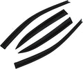 Smoke Window Visors Compatible with 2003-2008 Toyota Corolla Sun/Rain Guards Wind Deflector 4pcs 94620