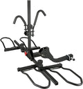 WEIZE Hitch Bike Rack, Wobble Free Smart Tilting Folding Bicycle Car Racks for Standard, Fat Tire and Electric Bike, 2-Bike 160 lbs Capacity, 2-inch Receiver