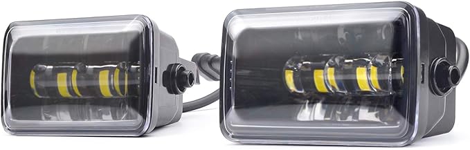 Tecoom Fog Lights Set of 2 Compatible with Ford F150 2015-2020 Aprroved by DOT SEA Waterproof Bright 3200 lumen LED Fog Driving Light Road Off Lights