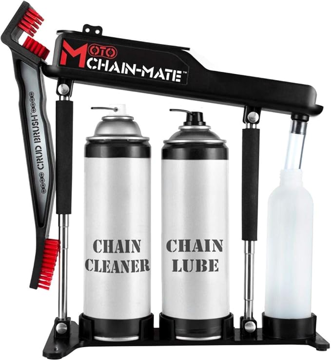 Moto Chain-Mate - The Ultimate Motorcycle Chain Cleaning and Lubrication Kit !