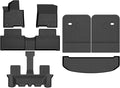 Wayhigh-Floor Mats for 2021-2025 Kia Sorento Hybrid (PHEV & HEV) 6 & 7 Seats TPE Trunk Mat with Backrest Mat All Weather Waterproof Duty Rubber Cargo Liners Floor Mats Custom