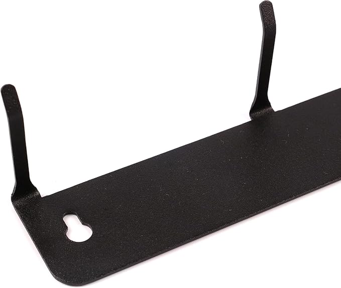 Maxshine Universal Detailing Brush Hanger - 6 Organizer Hooks, Lightweight Wall-Mounted Design for Auto Detailing Supplies, Ideal for Garage & Mobile Use (Logo, 2, Count)