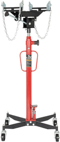 0.75 Ton (1660 lbs) Hydraulic Telescoping Transmission Jack with 360° Swivel Wheels, Foldable Foot Pedal, Adjustable Garage/Shop Lift Hoist for Auto Repair & Vehicle Maintenance