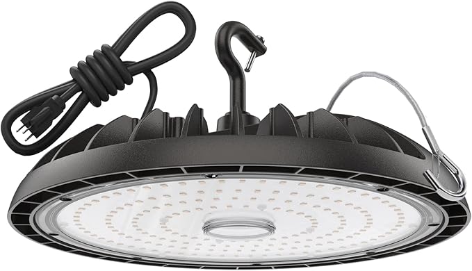 Led High Bay Light 150W, 5000K Bright High Bay Led Lights 22500LM, Durable UFO Bay Lighting (150LM/W) for Workshop, Garage, Barn