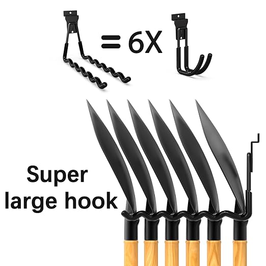 3-H Slatwall Accessories 18 Pack,Slatwall Hooks & Hangers Multi Sizes,Slat Wall Heavy Duty for Space Saving Used as Proslat Accessories with Slatwall Panel(Black)