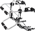 Rockland Aluminum 2-Bike Rack, 70 lbs Capacity, Lightweight Trunk Mount Bike Rack with Hooks and Loops, Fits 2" Receiver for Cars SUVs Minivans