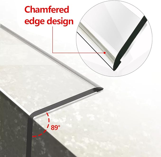 Wall Corner Protector - 1PCS, 31.5"x1.18" - Self Adhesive Clear Corner Protectors for Walls, Cabinet Doors, Edge Protector Trim; Easy to Install Corner Guards for Walls (80cm x 3cm)