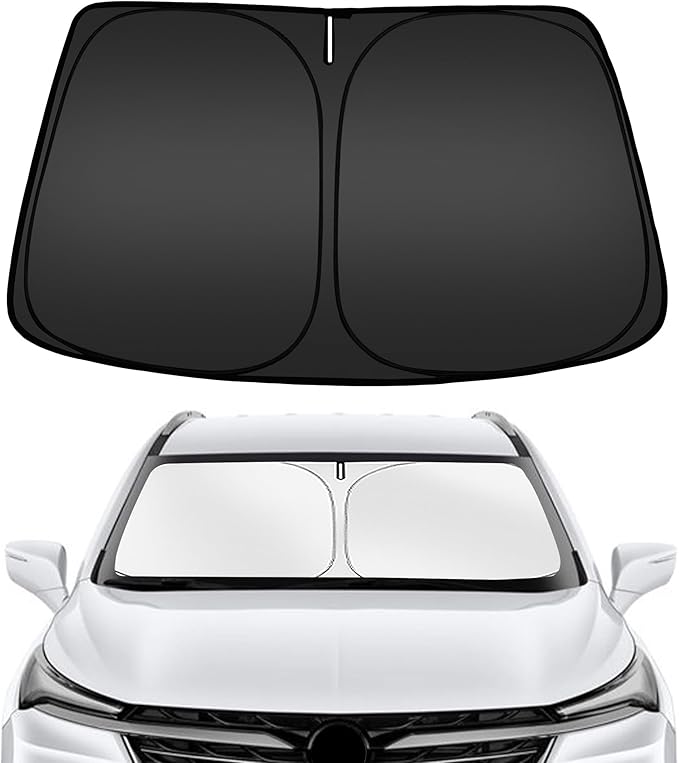 ARISMOTOR Windshield Sun Shade for Buick Enclave 2018-2024, Custom Fit Foldable Front Window Sunshade Sun Visor Protector, Block UV Rays Keep Your Car Cooler