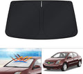KUST Windshield Sun Shade for Nissan Sentra 2007-2012 Accessories Custom Fit Sunshade Foldable Window Sun Visor Protector Blocks UV Rays Keep Your Car Cooler
