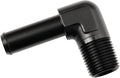 1/2 NPT Male to 5/8" Hose Barb Fitting Adapter 90 Degree Elbow Aluminum Black